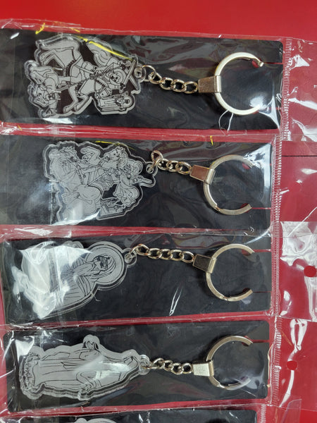 Medalia for Keys Glass with Saints Picture or Cross
