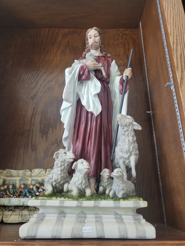 Jesus the Shepherd Statue
