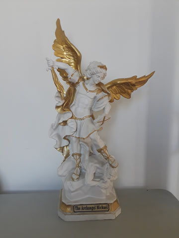 Archangel Michael Statue (White)