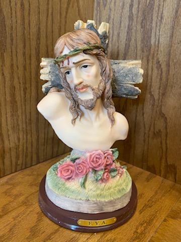 Head of Jesus with the Cross
