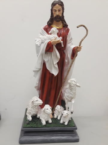 Jesus the Shepherd Statue