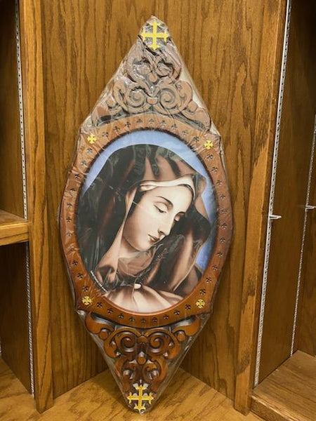 Pictures of Saints with Wood Frame