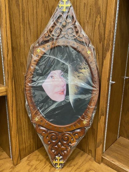 Pictures of Saints with Wood Frame