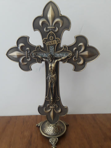 Cross with Bass Brown Color(24x16)cm