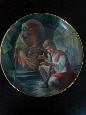 King Saul and David Plate