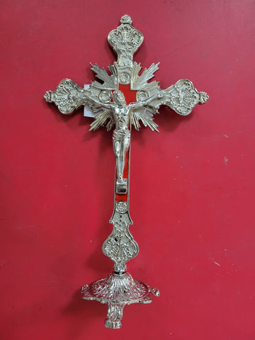 Cross with Bass silver Color(24x14)cm