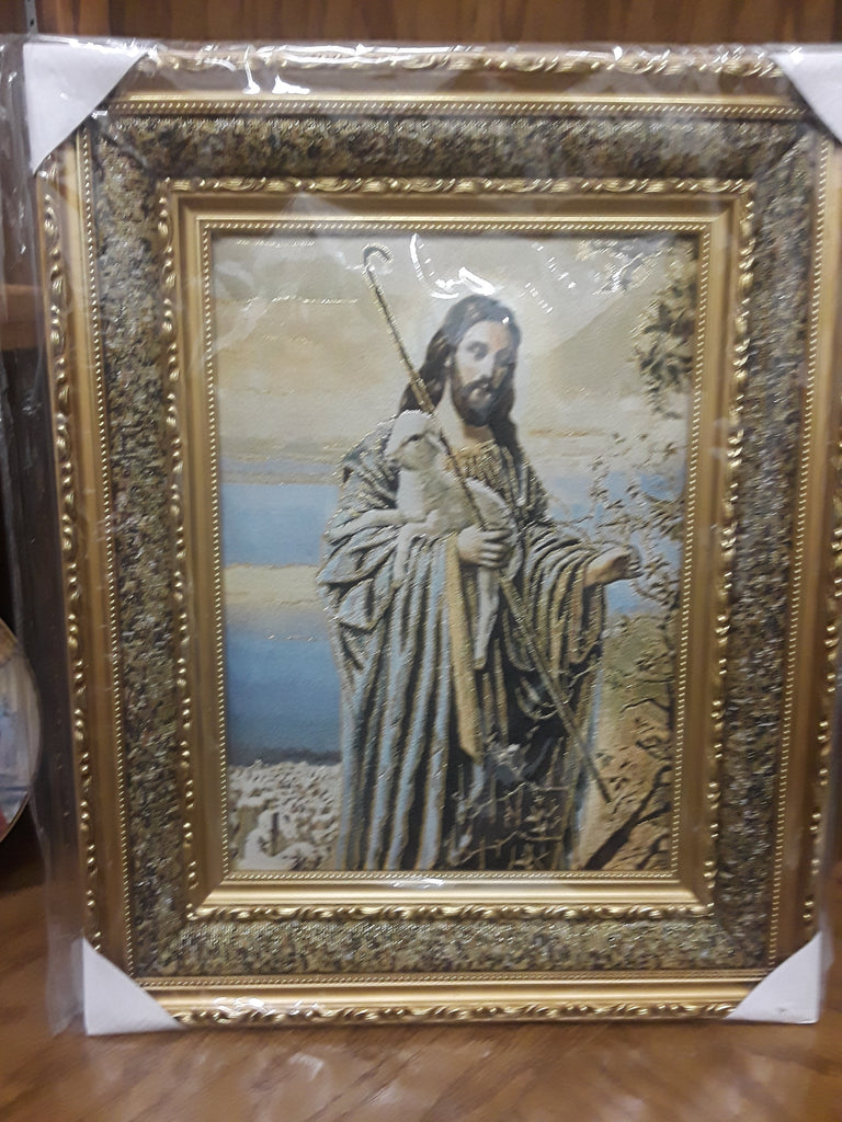 Jesus The Shipper Picture (53x43)cm Double Frame