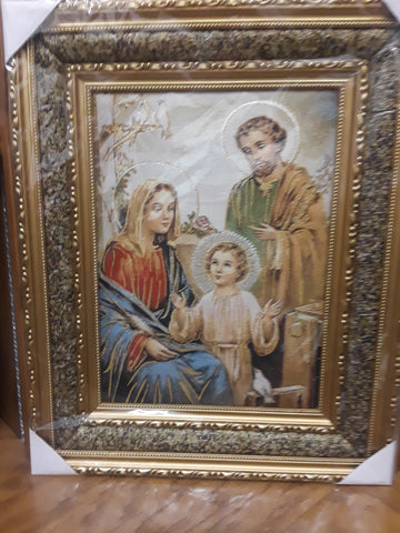 The Holy Family Picture (53x43)cm Double Frame