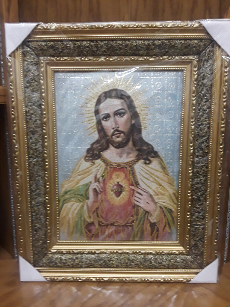 Jesus Picture (53x43)cm Double Frame