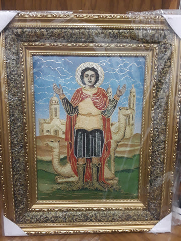 St. Mina Picture (53x43)cm Double Frame