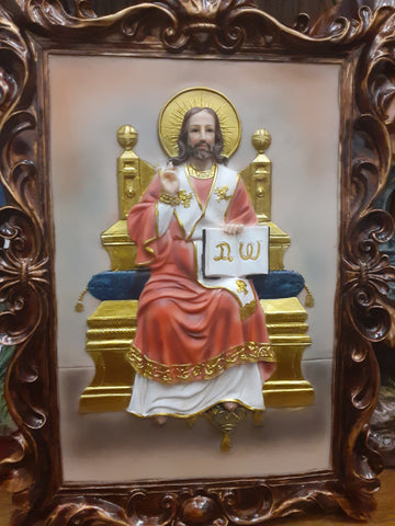 Jesus Sitting on the Throne (40x50)cm