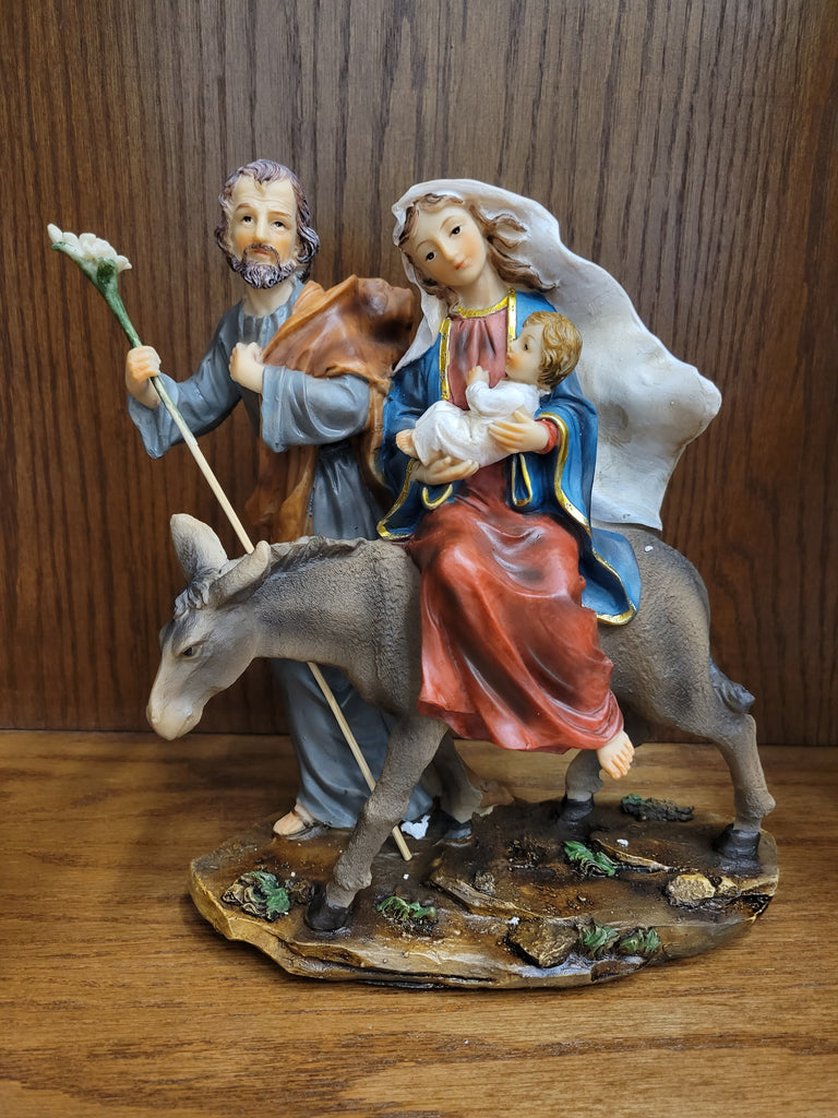 Holy Family Statue 10'' (colored)