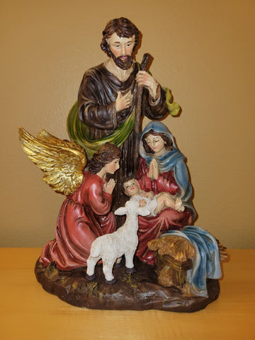 Holy Family Statue 12”