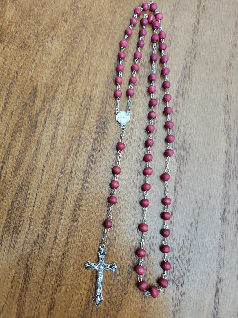 Orthodox Prayer Rope- 50 knot Plastic Red
