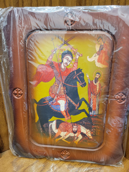 Saints Pictures with wood frame (40x30)cm